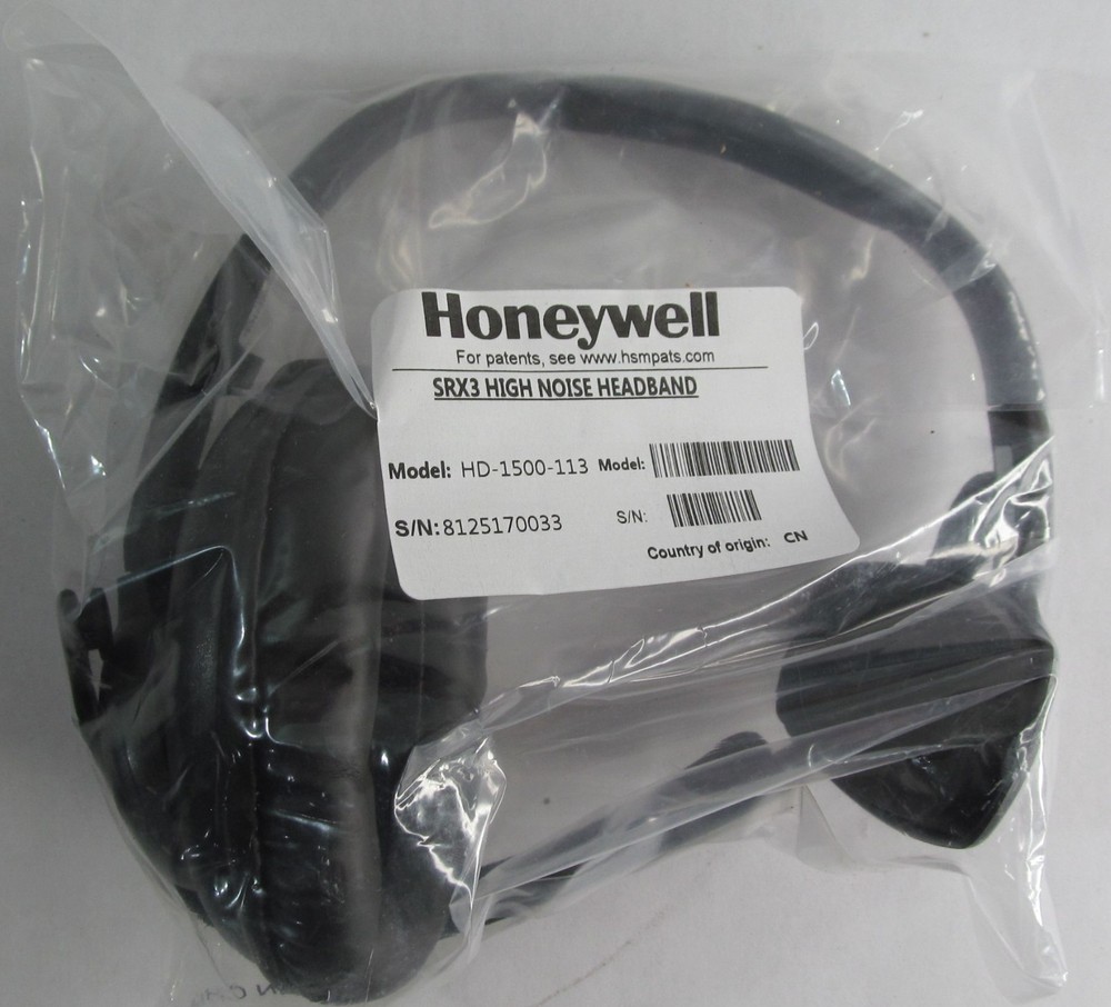 NEW HONEYWELL HD-1500-113 HIGH NOISE HEADBAND WITH EARCUP SRX3 VOCOLLECT HEADSET
