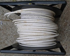 18 AWG Coaxial Cable 280 ft White PPC Perfect Flex 6 Ser. 3180662 CATV, CL2, CL3
