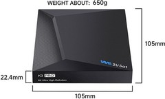 2026 WE2USAT K3 Pro+ Android 12 TV Box 6K WiFi 6 4GB/32GB Voice Remote V SEE