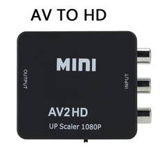 RCA AV to HDMI HD Converter Composite CVBS Video Adapter Wii NES SNES