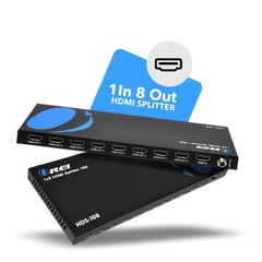 Orei Ultrahd 1 In 8 Out Splitter 4K60Hz 444 – 2.0 And Hdcp 2.2 Compliant 3D
