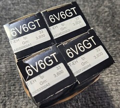 NEW! 6V6GT EH, Factory Platinum Matched – QUAD’s. Electro-Harmonix, 6V6 tubes