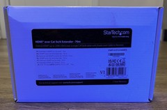 StarTech.com HDMI over Cat5/Cat6 Extender 230ft ST121HDBTE Power over Cable NEW