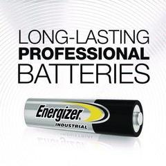 Energizer Industrial EN91 AA Alkaline Batteries 1.5V 24 Count Pack of 1, 2, 3, 4