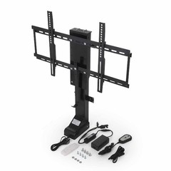 VEVOR Motorized TV Lift Stand for 32-65″ TVs Adjustable 28.7″-64.2″ w/ Remote
