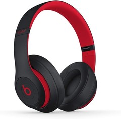 Beats Studio3 Wireless Noise Cancelling Over Ear Headphones Black Red – Open Box