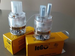 IeGO 8095-Ag Pure Silver Hi-End Power Plug and IEC Connector (10% off)