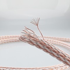 10M 5AWG 12TC 24 Strands 8N OCC Pure Copper Bulk Wire HiFi Bi-wire Speaker Cable