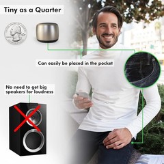 Mini Portable Bluetooth Speaker Ultra Compact Powerful Sound Wireless 90Db