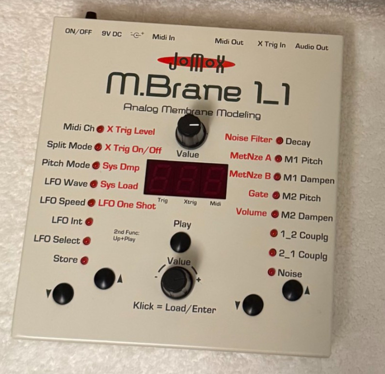 JoMoX M.Brane 1_1 drum synthesizer – Excellent condition [2 units available]