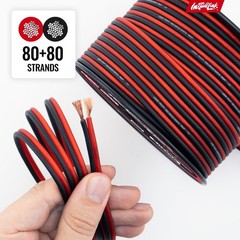 16 AWG Gauge Speaker Wire Cable Stereo, Car or Home Theater, CCA (100 Feet)
