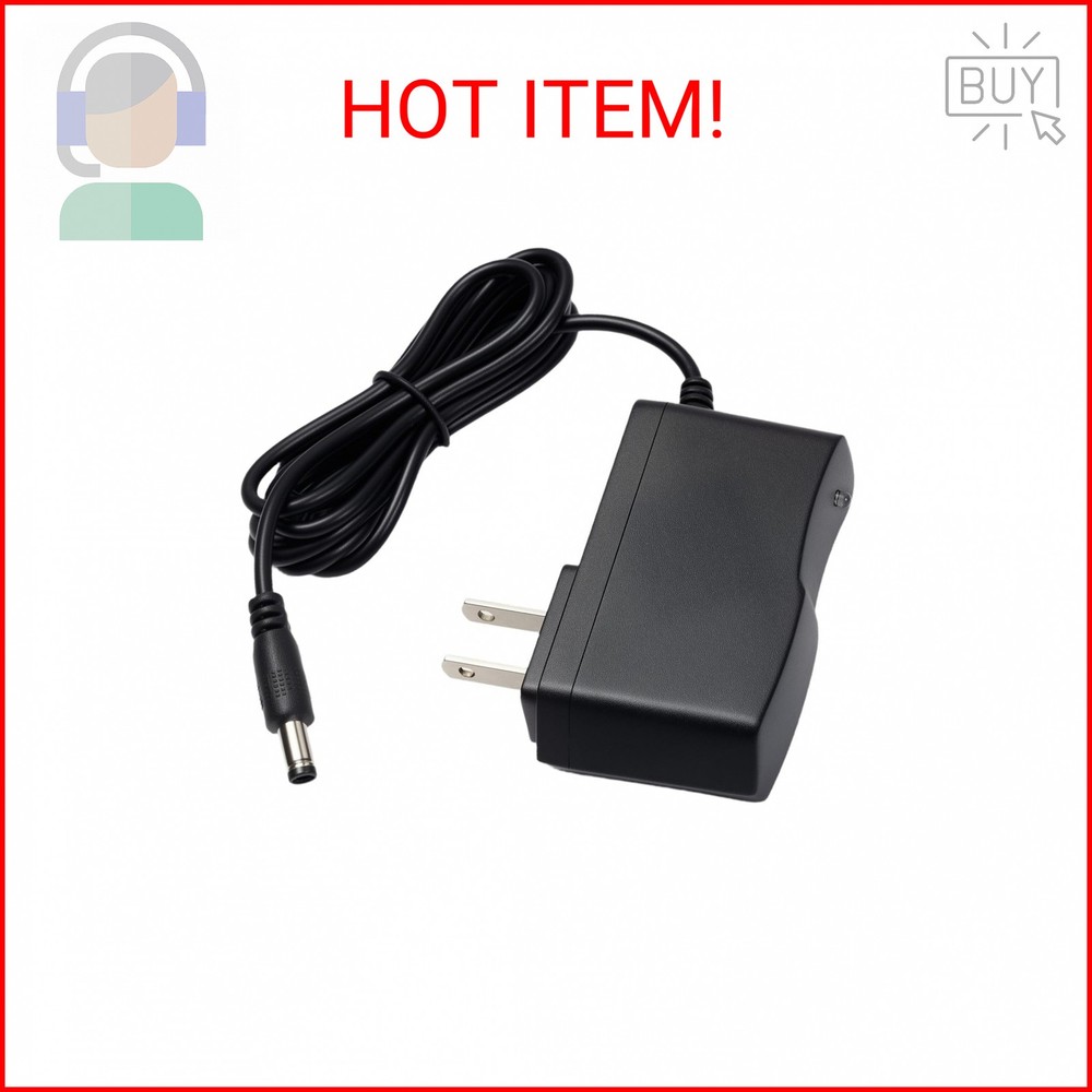 6V 2A Power Supply Adapter AC 100-240V to DC 6Volt 2 Amp Power Supply AC/DC Tran