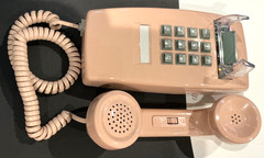 Brand New ~ CORTELCO 255413-VBA-20M Wall Phone BEIGE 2554-V-BG UPC 048044255123