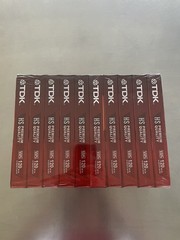 NEW VHS TDK T-120HS Premium Quality 6 Hours Cassettes Tapes (Pack of 10) SEALED
