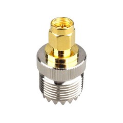 2/4/10Pcs RF Coax Adapter Connectors SMA Male to UHF Female SO239 PL259 Low Loss