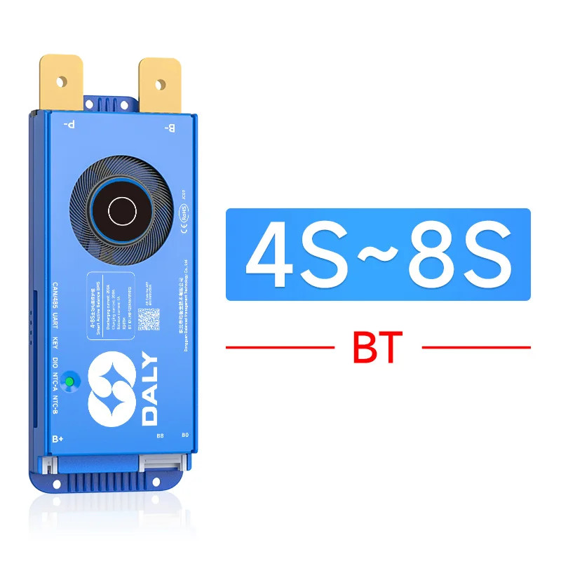 Daly Smart BMS 200A 4S-24S with Active Balancer for Li-ion LiFePO4 12V-72V packs
