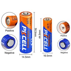 (combo 80Pcs) 1.5V AA & AAA Alkaline Batteries LR6 EN91 MN1500 LR03 MN2400 E92