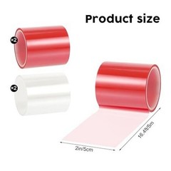 4 Rolls of Self Adhesive Repair Light Tape – 16.4 ft x 2 Inches Headlight & Tail