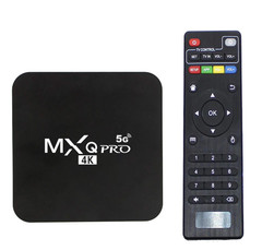 MXQ Pro 5G 4K UCD Android TV Box, Internet TV 64 Bit HEVC H265 Quad Core