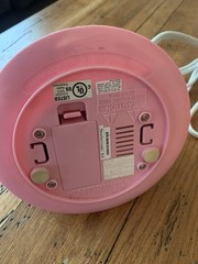 Hello Kitty Sanrio RCA Alarm Clock Radio Pink Teacup AM/FM Decor Digital WORKS