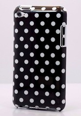 for iPod touch 4th 4g itouch cute case cover polka dots red pink white black/