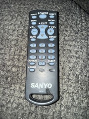 SANYO TV FXTG Gray Remote AC Authentic (MADE IN INDONESIA) OEM Genuine
