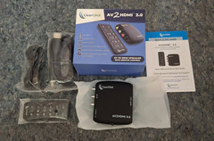 ClearClick AV to HDMI 3.0 Video Upscaler Device AV2HDMI Converter 3rd Generation