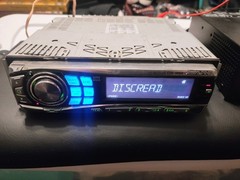 Old School Alpine CDE-9852 CD Player In Dash Receiver Harness Not Available
