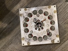 Used Good Condition ONE SOVIET CERAMIC TUBE SOCKET GU-43B /ГУ-43Б/ 19/04/77 Date
