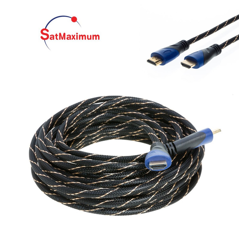 20FT HDMI 4K Premium Mesh Braided Cable 60Hz High Speed 1080P HDTV 3D PS5 Cord