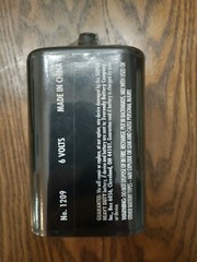 6V H/D LANTERN BATTERY