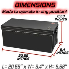 Banshee Lithium 36v 105ah Deep Cycle Lifepo4 Single Battery