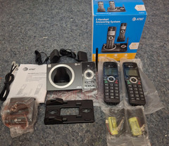 AT&T CL82219 Cordless Phone System w/ Answering Machine Home Telephone