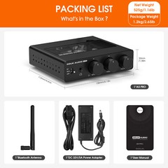 Douk Audio A5PRO HIFI TPA3255 Bluetooth Digital Amplifier