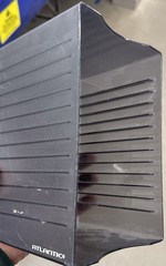 VTG Atlantic Smoked Plastic 15 CD Jewel Case Storage Rack/Holder Wall Mountable