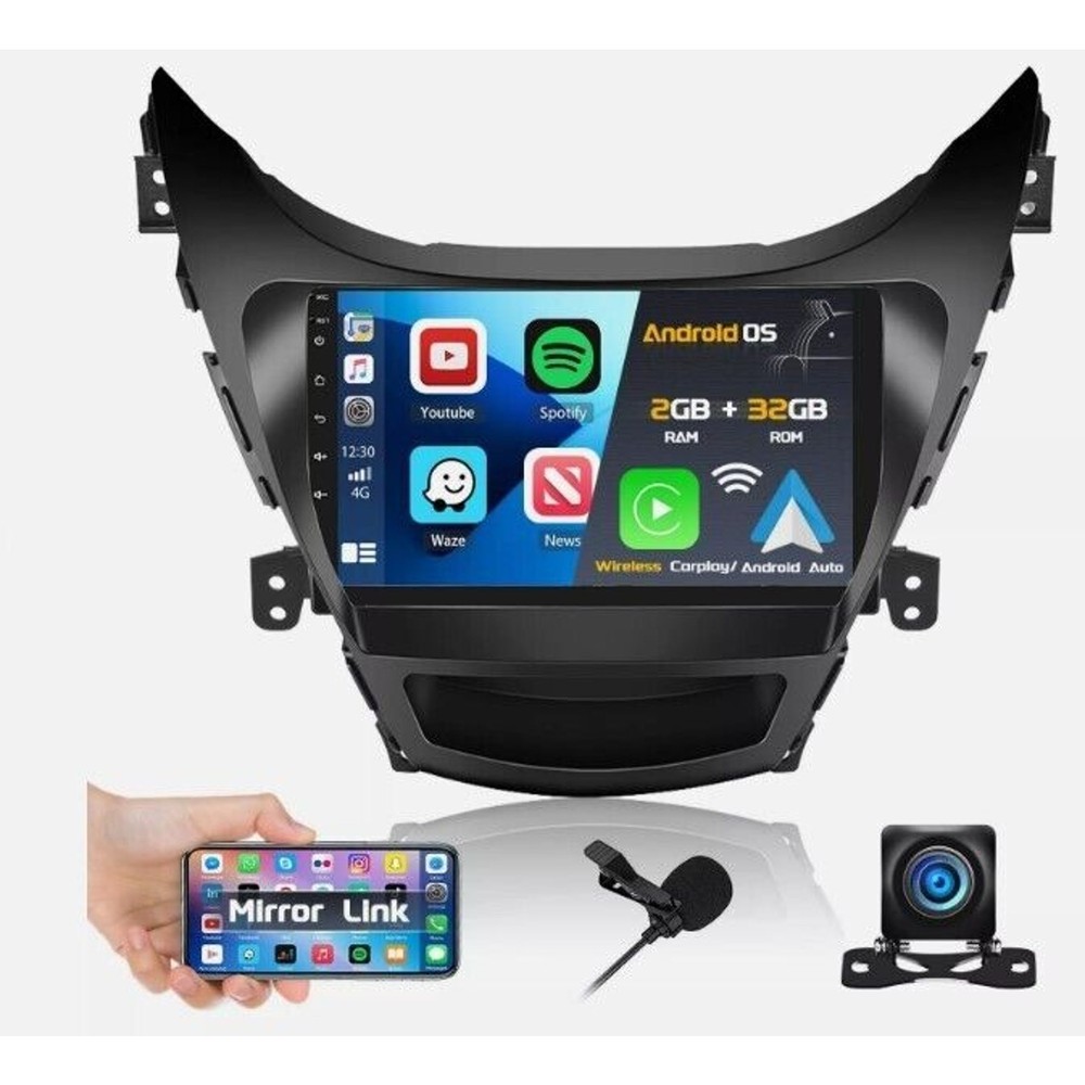 Android CarPlay Stereo 2GB 32GB Bluetooth Mirror Link Touchscreen Car Audio