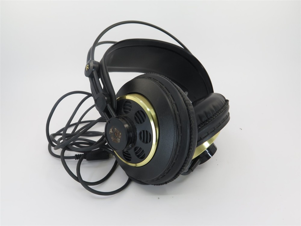Vintage AKG Studio Headphones Black & Gold