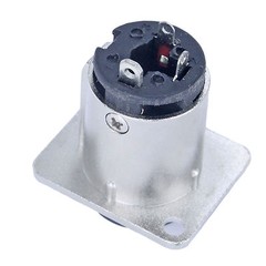 1/4″ inch TS mono TRS stereo Panel Mount Locking Phone female Jack flush in wall