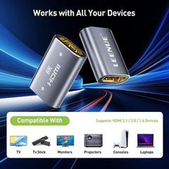 24K Gold-Plated HDMI Coupler – 8K Ready for Ultimate Visual Experience
