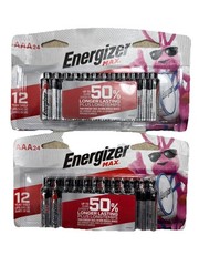 LOT OF 48 Energizer MAX AAA Batteries Long Lasting Alkaline, Exp 2035 2 PACKS