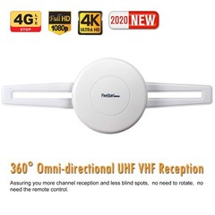 Five Star HDTV Antenna – 360° Omnidirectional Amplified Outdoor TV Antenna up to