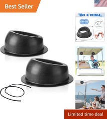 2 Pcs Universal Speaker Enclosures for 6.5 Inch Speakers – Durable ABS Plastic