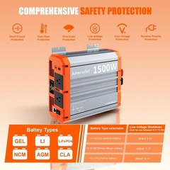 3000W Power Inverter Pure Sine Wave 12V DC to AC 110V 120V Home RV Off Grid US