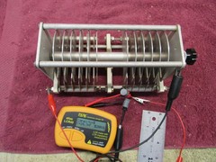 Vintage Johnson Air Variable Capacitor HAM Amplifier/Tuner 2x 20-70 pf +/-