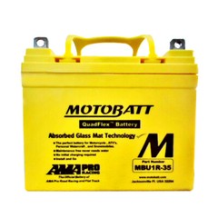 Motobatt MBU1R-35 Replaces Yuasa U1-7 U1-9 U1-32 U1L-11