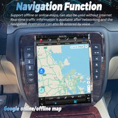 13″ Tesla Style Car Radio For Gmc Yukon Chevrolet 2007-2014 Gps Navigation Wifi