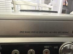 Panasonic DMR-ES35V VHS player and DVD recorder VHS converter tested works great