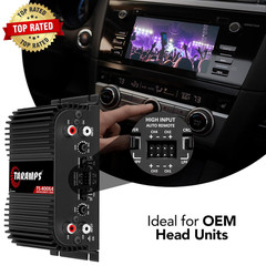 Taramps TS 400X4 2 Ohms Black Multichannel Stereo Amplifier 400 Watts Rms, 4 Cha