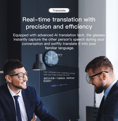 AI Smart Glasses Camera 4K Video Recording Bluetooth Calls Voice Assistant HD