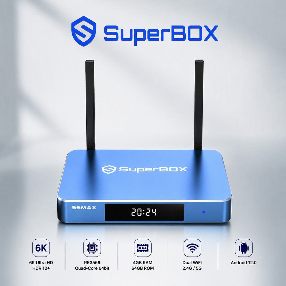 SuperBox S6 Max TV BOX – Authorized Distributor – Message To Me